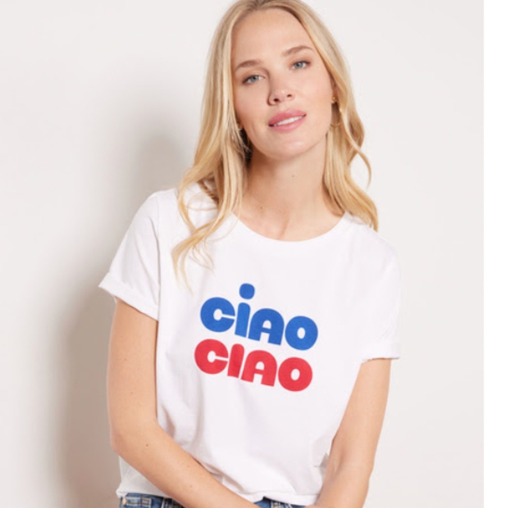 COPY - Evereve Lola Ciao Tee shirt CIAO BELLA!